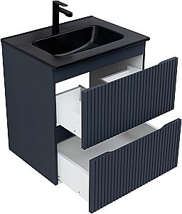 Тумба с раковиной Aquanet Джейн (Flat) 335427/329253 60 маренго для ванной в интернет-магазине Sanbest