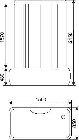 Душевая кабина ARCUS AS-205 купить в интернет-магазине Sanbest