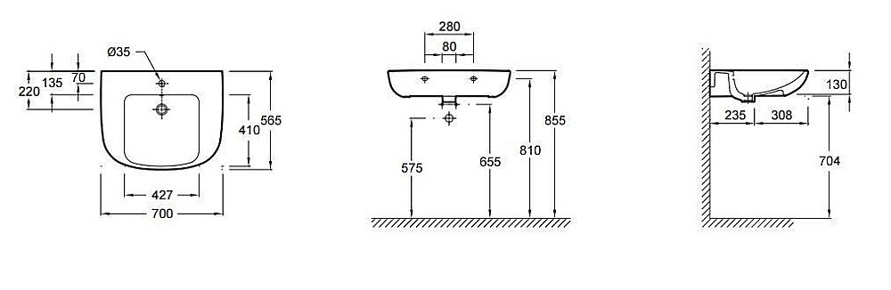 Раковина Jacob Delafon ODEON UP 60 E4495-00 белая купить в интернет-магазине Sanbest
