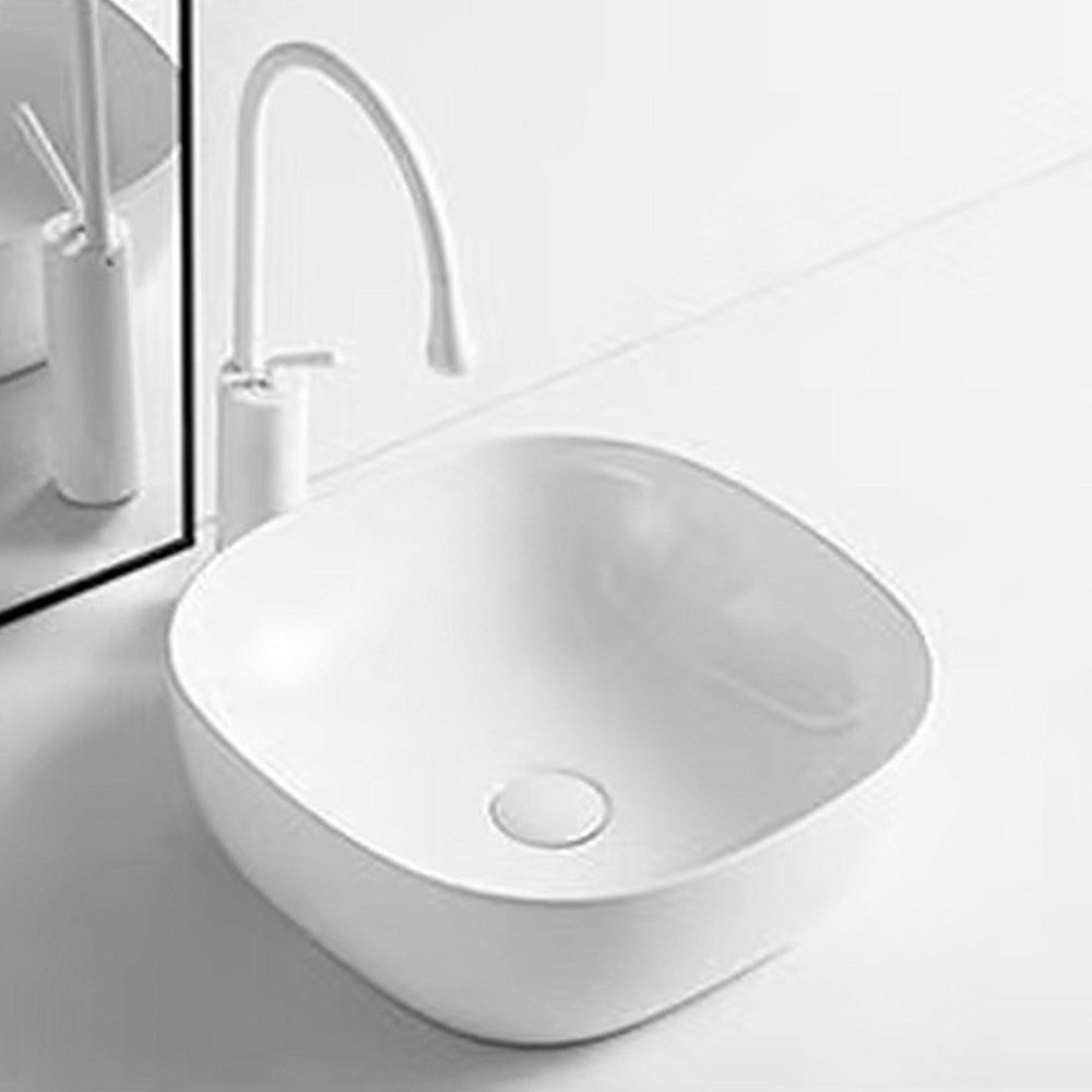 Раковина накладная RGW GS-05 80121005-01 белая купить в интернет-магазине Sanbest