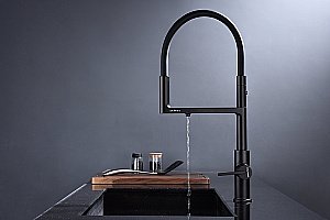 Смеситель для кухни Paulmark Tornado To213402-AN антрацит купить в интернет-магазине сантехники Sanbest