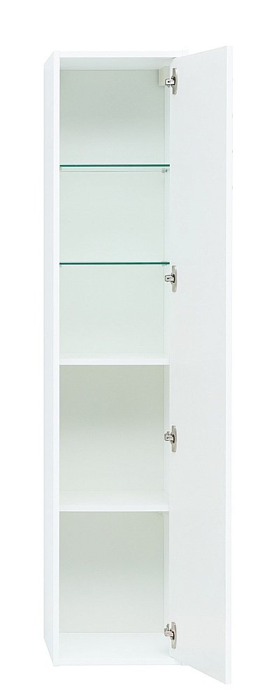 Шкаф-пенал Aquanet Lino 253909 35 белый матовый для ванной в интернет-магазине сантехники Sanbest