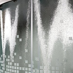 Душевая кабина DTO Серия L 908 с гм. и эл. 80x80 купить в интернет-магазине Sanbest