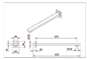 Душевая система Berges VENTAS 73005 хром купить в интернет-магазине сантехники Sanbest