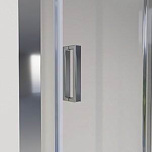 Душевая дверь Niagara Eco 90 NG-631-9A профиль хром/стекло прозрачное купить в интернет-магазине Sanbest