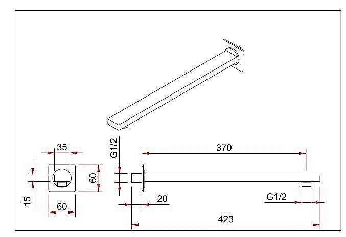 Душевая система Berges VENTAS 73005 хром купить в интернет-магазине сантехники Sanbest