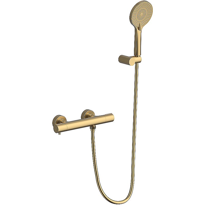 Смеситель для душа Kaiser Serio 05377-3 брашированное золото купить в интернет-магазине сантехники Sanbest