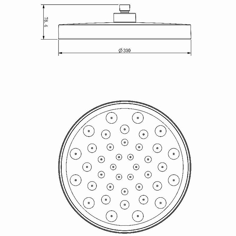 Комплект верхнего и ручного душа Vincea Inspire VSHH-3I2AHMB черный матовый купить в интернет-магазине сантехники Sanbest