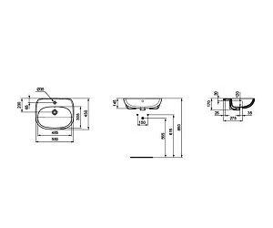 Раковина врезная Ideal Standard Tesi T010001 купить в интернет-магазине Sanbest