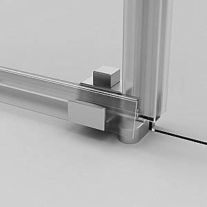 Душевой уголок AM.PM X-Joy Square Slide W94G-403-12080-MТ 120х80 стекло прозрачное/профиль матовый хром купить в интернет-магазине Sanbest