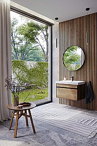 Тумба с раковиной Aqwella Urban 80 URB0108 дуб балтийский для ванной в интернет-магазине Sanbest