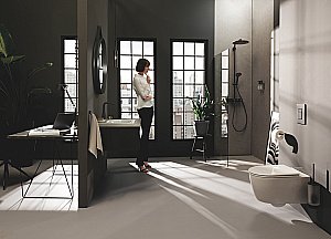 Смеситель для раковины Grohe Essence 24177KF1 фантомный черный купить в интернет-магазине сантехники Sanbest