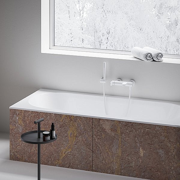 Смеситель для ванны Ravak Eleganta X070256 белый вельвет купить в интернет-магазине сантехники Sanbest