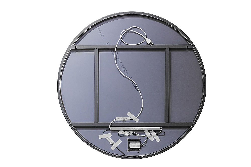 Зеркало Art&Max ASTI AM-Ast-800-DS-FNC-Nero в ванную от интернет-магазине сантехники Sanbest