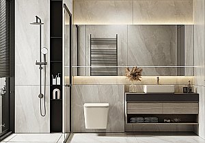 Унитаз подвесной Abber Rechteck AC1201MBE светло-бежевый матовый, безободковый, с крышкой микролифт купить в интернет-магазине Sanbest