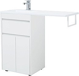 Тумба для раковины Aquanet Токио 237744 110 белый купить в интернет-магазине сантехники Sanbest