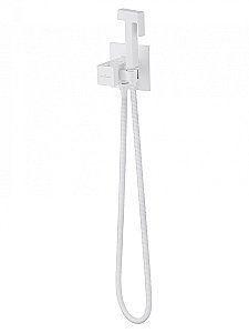 Смеситель с гигиеническим душем и термостатом, встраиваемый WONZON & WOGHAND, Белый матовый (WW-88829910-MW) купить в интернет-магазине сантехники Sanbest