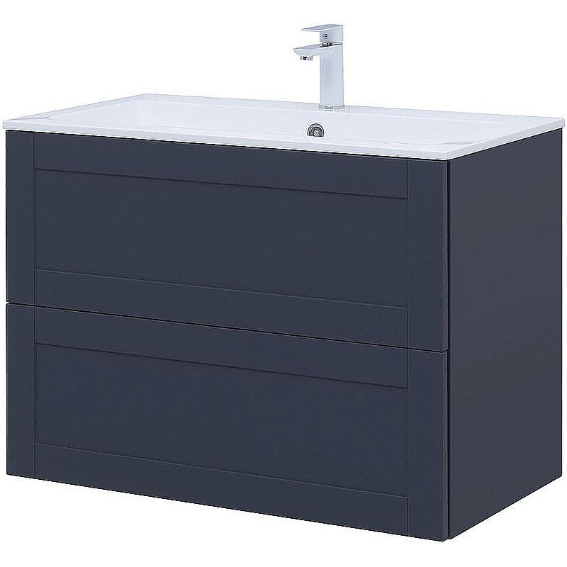 Тумба с раковиной Aquanet Терра 90 313246 маренго для ванной в интернет-магазине Sanbest