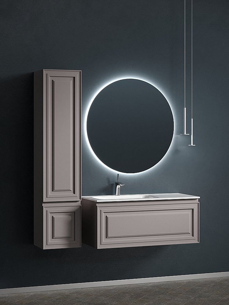 Тумба с раковиной Sancos Very VR100LSM + CN7014 100 для ванной в интернет-магазине Sanbest