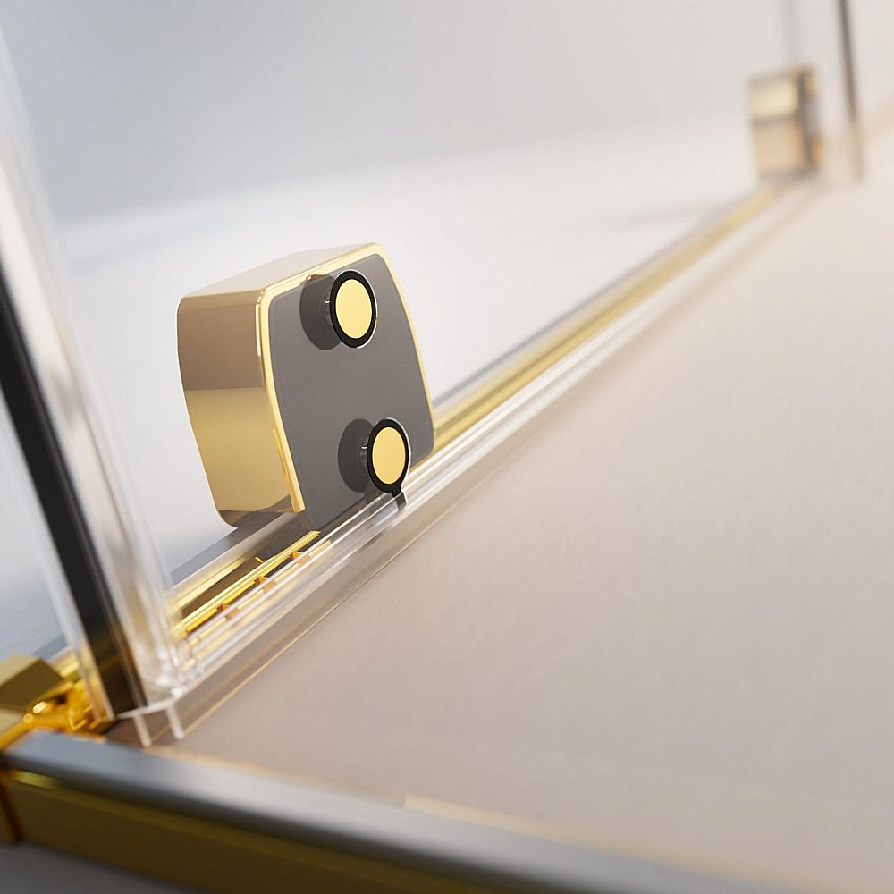 Шторка для ванны Radaway Furo SL Gold PND II 120 стекло прозрачное/профиль золото купить в интернет-магазине Sanbest