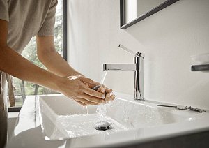 Смеситель для раковины Hansgrohe Finoris 76020000 купить в интернет-магазине сантехники Sanbest