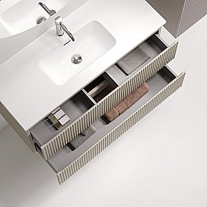 Тумба с раковиной Sancos Snob R SNR100/39CE/CN7027 Beige Soft для ванной в интернет-магазине Sanbest