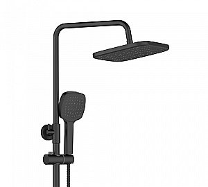 Душевая система Orange Thermo T02S4-911b черный матовый купить в интернет-магазине сантехники Sanbest