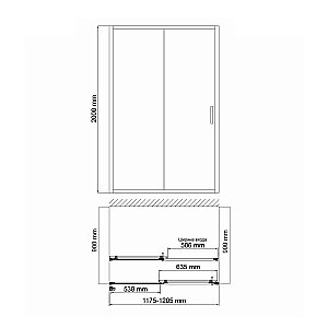 Душевой уголок WasserKRAFT Main 41S 41S21 120х90 профиль серебристый/стекло прозрачное купить в интернет-магазине Sanbest