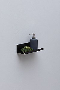 Полка Aquanet Магнум 302224 30 черная матовая купить в интернет-магазине сантехники Sanbest