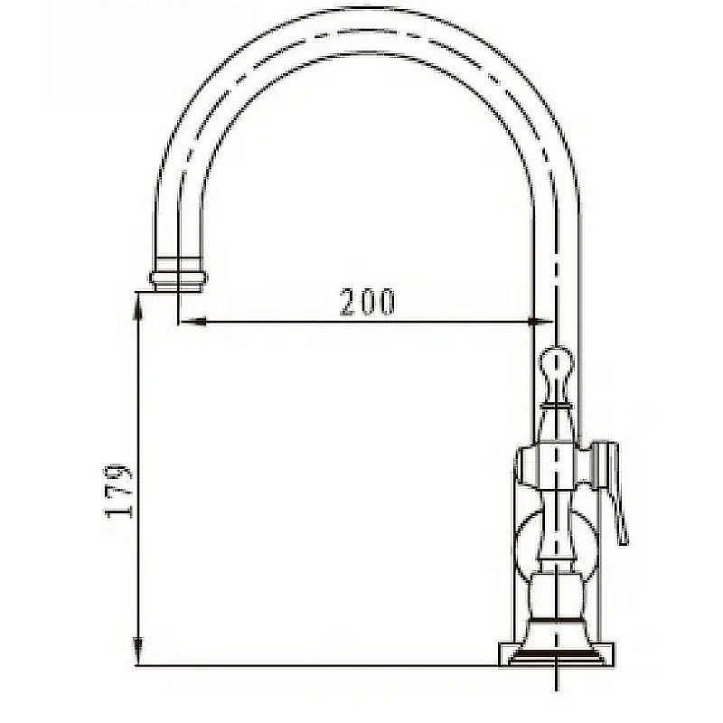 Смеситель для кухни Kaiser King 27044 купить в интернет-магазине сантехники Sanbest