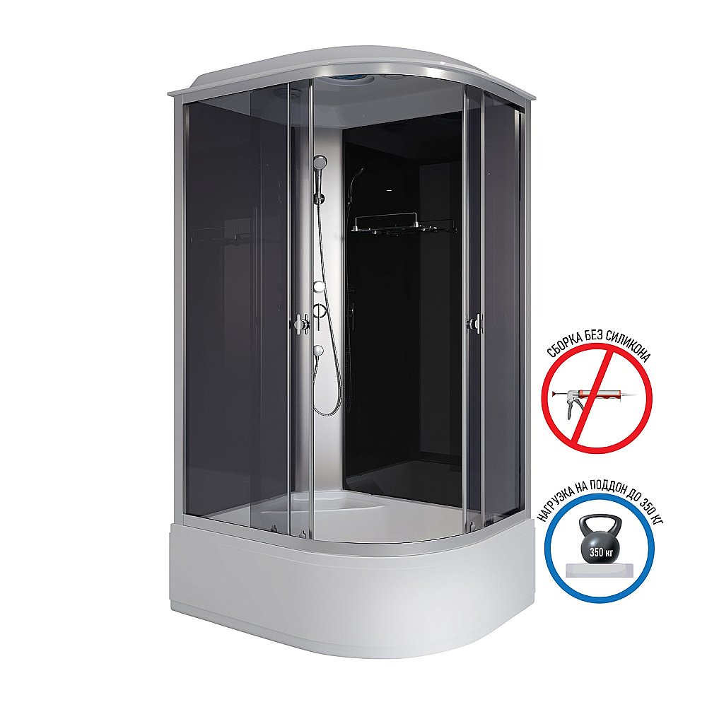 Душевая кабина Niagara Eco E100/70/40/TN 100х70 купить в интернет-магазине Sanbest