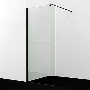 Душевое ограждение WasserKRAFT Rur 30W40MB 120 стекло прозрачное/профиль черный купить в интернет-магазине Sanbest