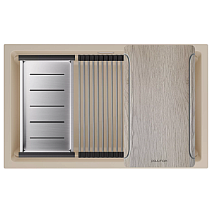 Кухонная мойка Paulmark Lumi-Multi Sink 74 LU-MULTI 74-LA латте купить в интернет-магазине сантехники Sanbest