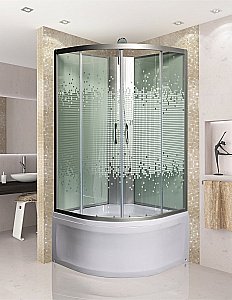 Душевая кабина Мономах С МЗ 44 100x100 без крыши купить в интернет-магазине Sanbest