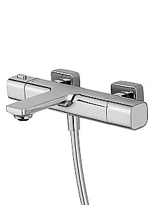 Смеситель для ванны с душем и термостатом WONZON & WOGHAND SOLID, Хром (WW-C2011-A-CR) купить в интернет-магазине сантехники Sanbest