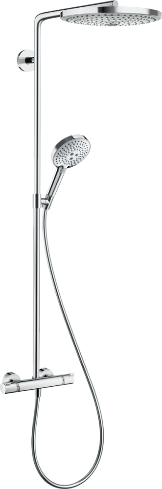 Душевая система Hansgrohe Raindance Select 300 2jet 27133000 хром купить в интернет-магазине сантехники Sanbest