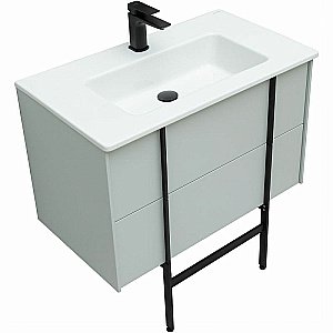 Тумба с раковиной Allen Brau Reality 80 1.32005.PWM папирус матовый для ванной в интернет-магазине Sanbest