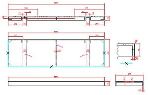 Столешница Armadi Art FLAT CALACATTA 869-160-CLCT 160 белый мрамор для ванной в интернет-магазине сантехники Sanbest