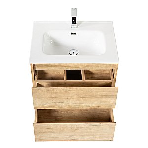 Тумба с раковиной BelBagno KRAFT 70 2C-SO/BB700ETL Rovere Nebrasca Nature для ванной в интернет-магазине Sanbest