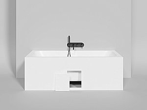 Ванна Salini Orlanda AXIS KIT S-Stone 170x75 103323M белая матовая купить в интернет-магазине Sanbest