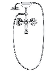 Смеситель для ванны с душем WONZON & WOGHAND RETRO, Хром (WW-88639020-CR) купить в интернет-магазине сантехники Sanbest