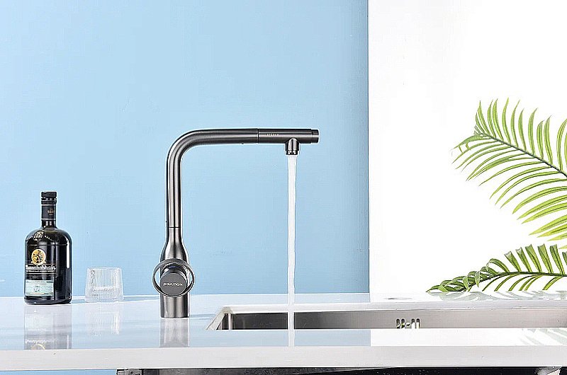 Смеситель для кухни Paulmark Urban Ur213104-BS брашированная сталь купить в интернет-магазине сантехники Sanbest