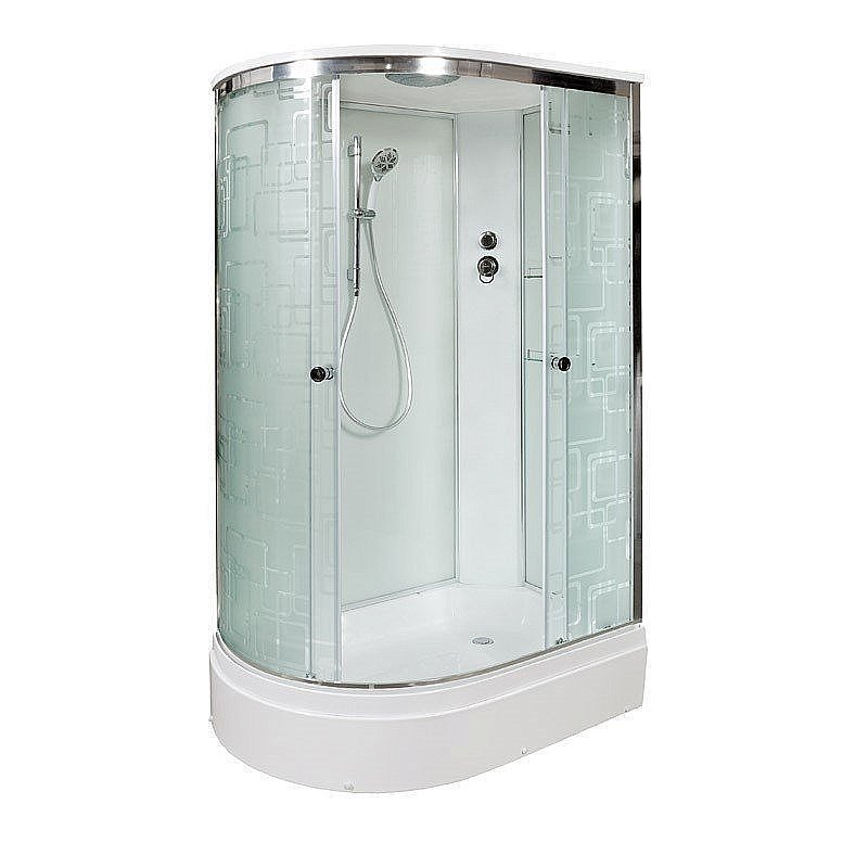 Душевая кабина DTO Серия ЕМ ЕМ2712 стандартная 120x80 купить в интернет-магазине Sanbest