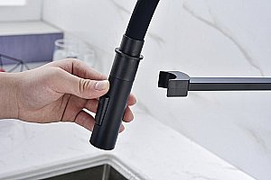 Смеситель для кухни Paulmark Halt Ha214021-AN антрацит купить в интернет-магазине сантехники Sanbest