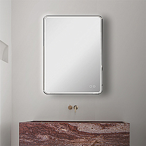 Зеркальный шкаф Azario 60 CS00084317 белый купить в интернет-магазине сантехники Sanbest