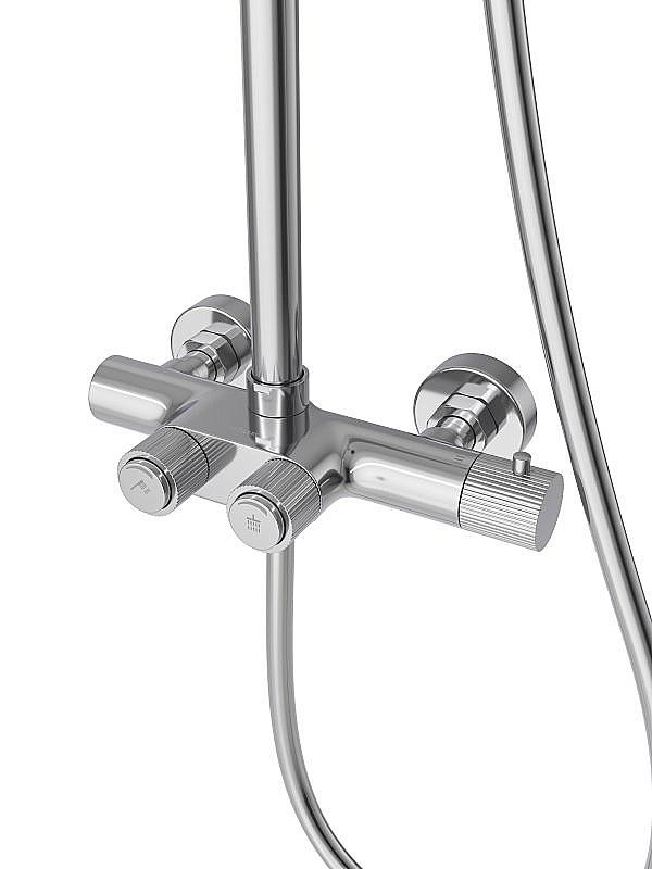 Душевая система Cezares RAIN1 CD-T-01 хром купить в интернет-магазине сантехники Sanbest
