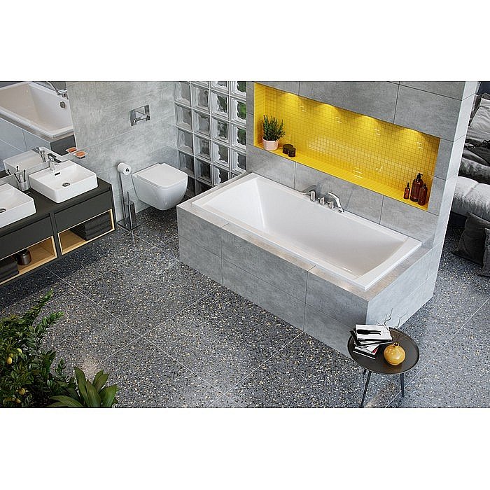 Ванна акриловая EXCELLENT Aquaria Lux Slim WAEX.AQU18WHS 180x80 купить в интернет-магазине Sanbest