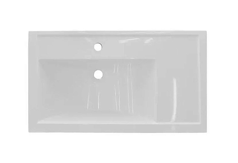 Раковина Эстет Valencia 80 silk белая матовая купить в интернет-магазине Sanbest