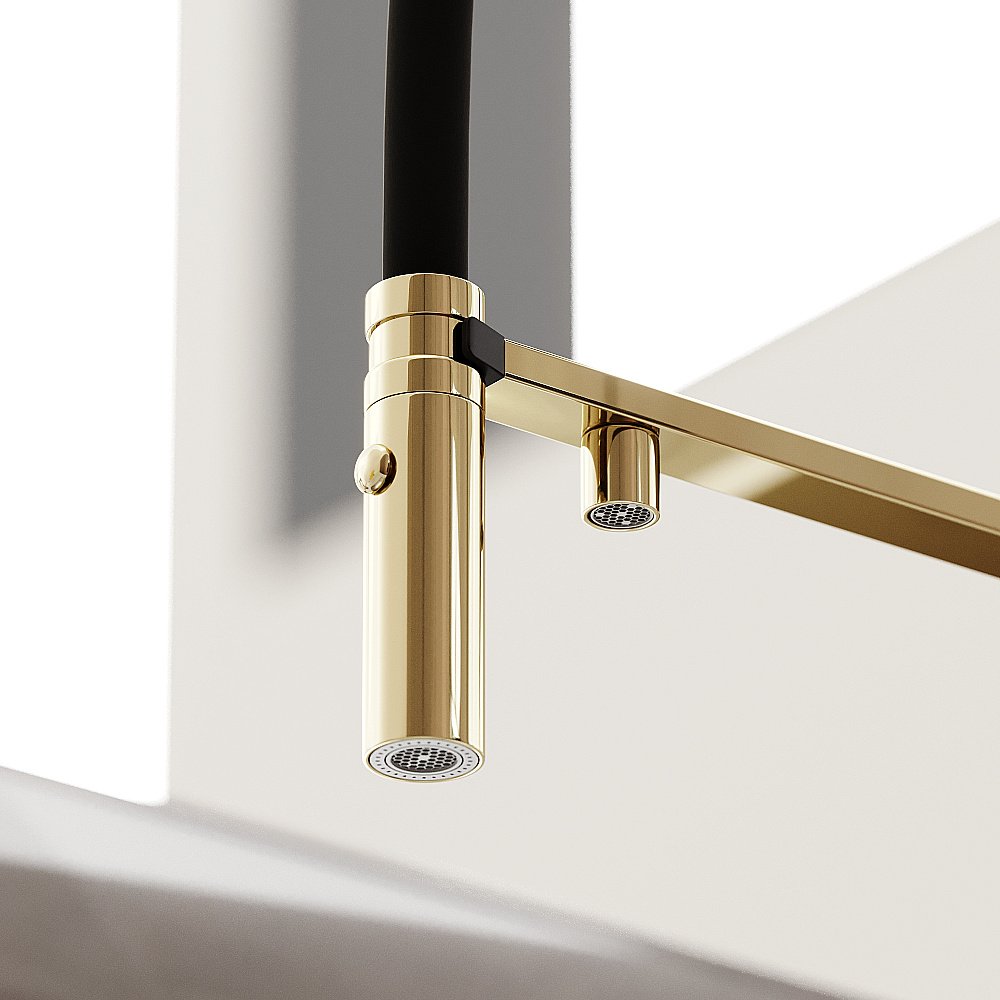 Смеситель для кухни Sancos Imola SC4010ZG полированное золото купить в интернет-магазине сантехники Sanbest