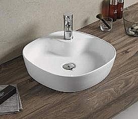 Раковина накладная Ceramalux N 44 9442 белая купить в интернет-магазине Sanbest